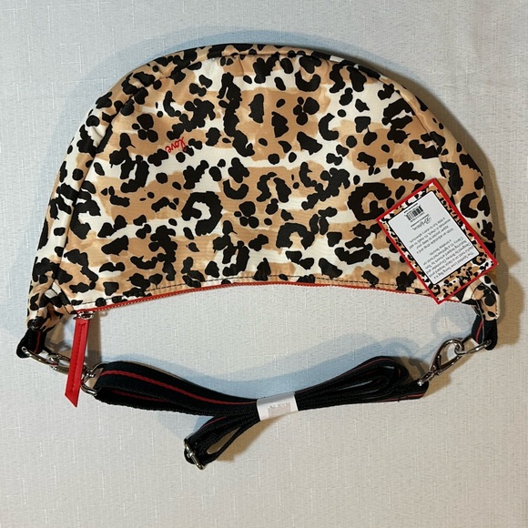 Brighton Spotted Love Swing Bag - Love Brighton Tag - Leopard Print - NWT - Picture 8 of 16